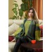 Embroidered blouse "Emeralda"